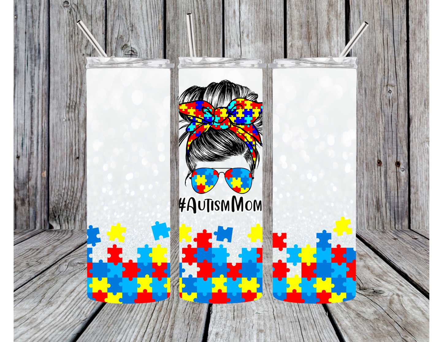 Autism Mom Tumbler
