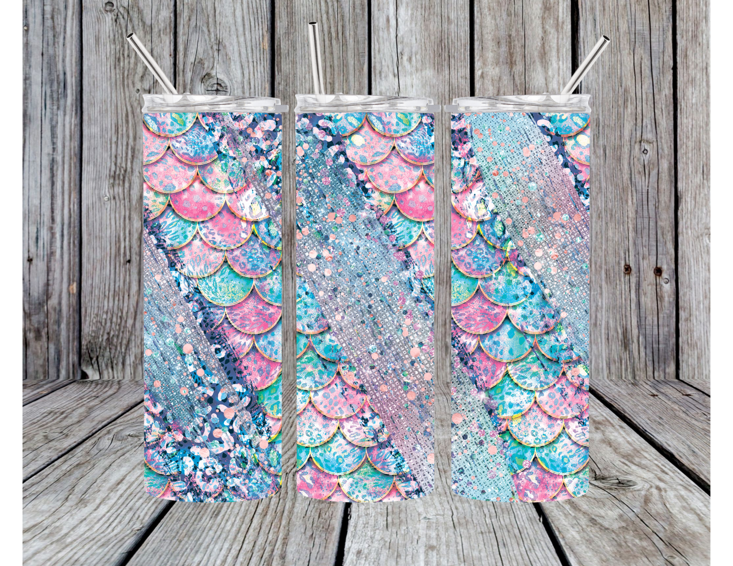 Mermaid Scale Tumblers