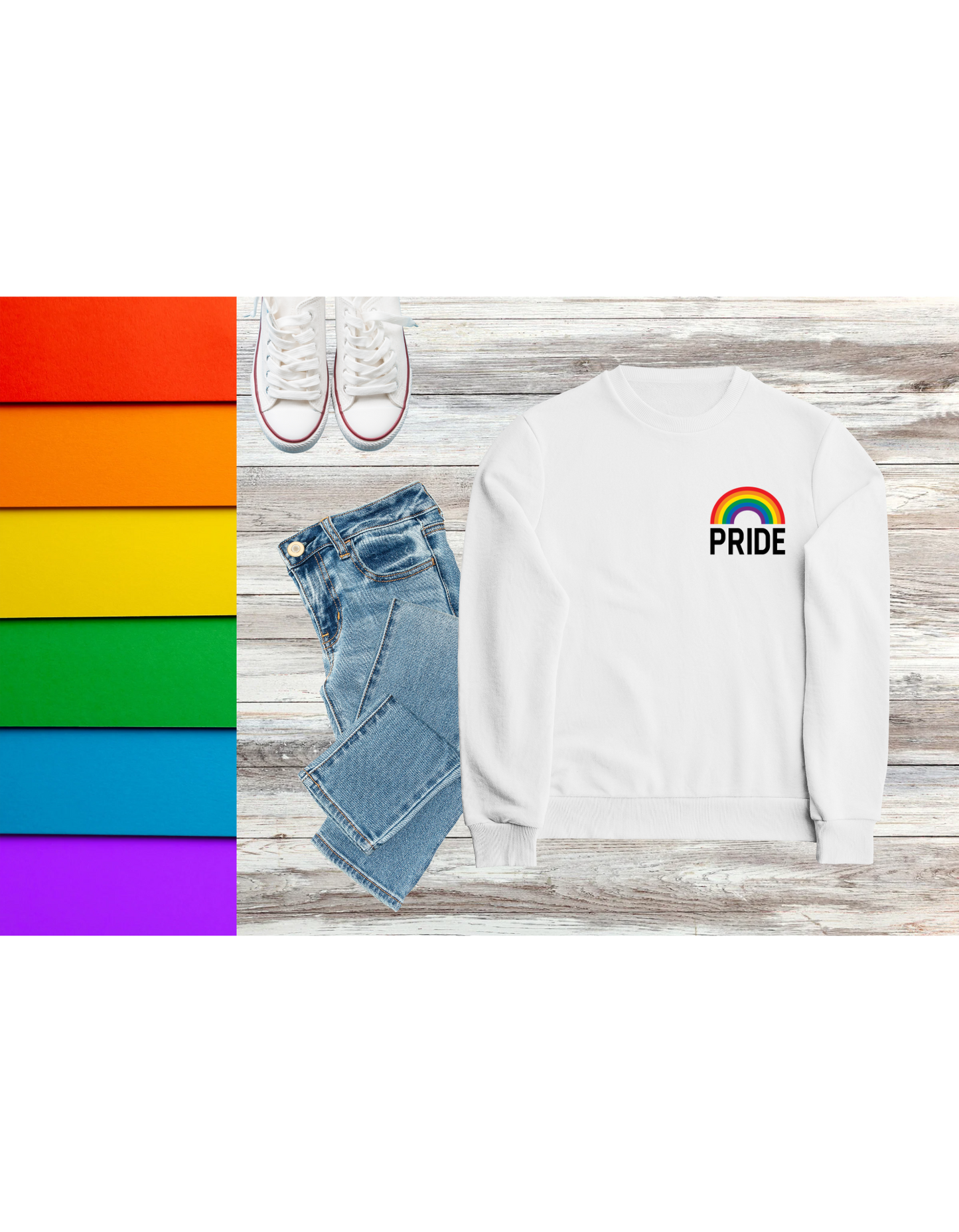 Pride Rainbow Sweater