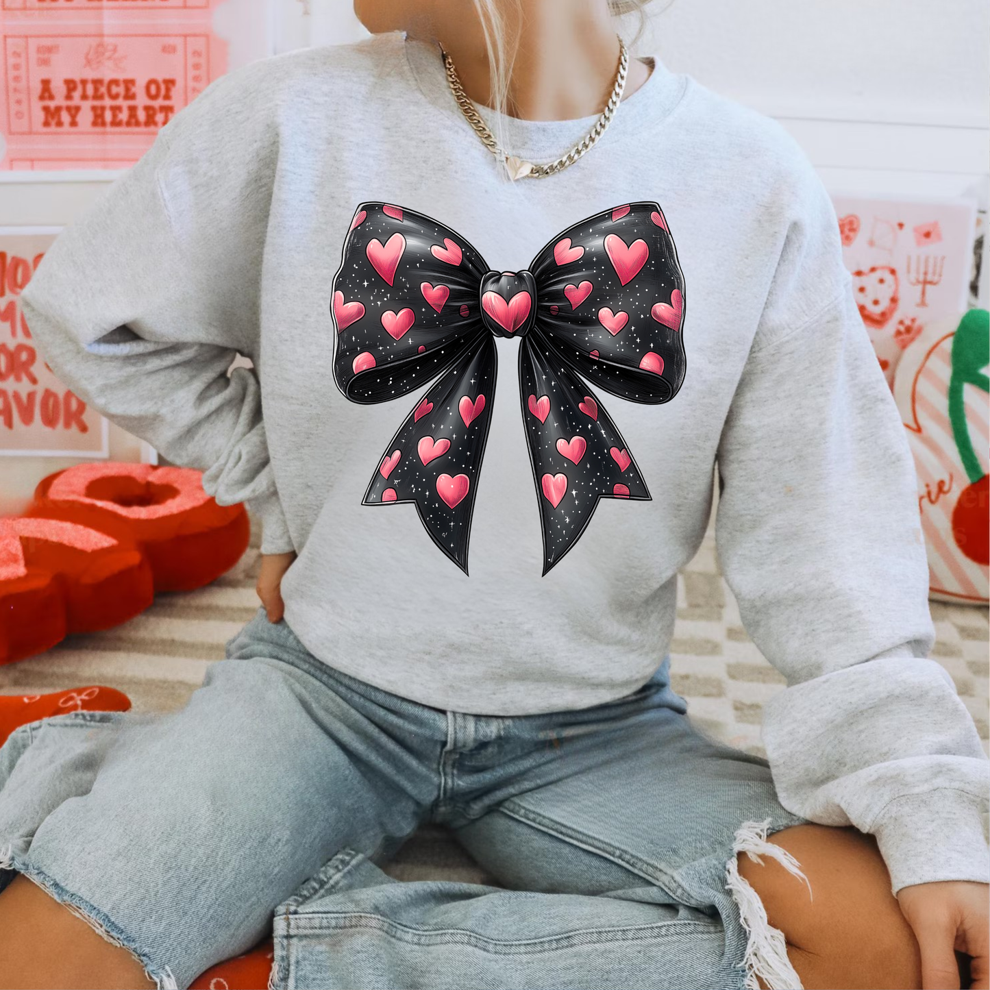 Black Heart Bow