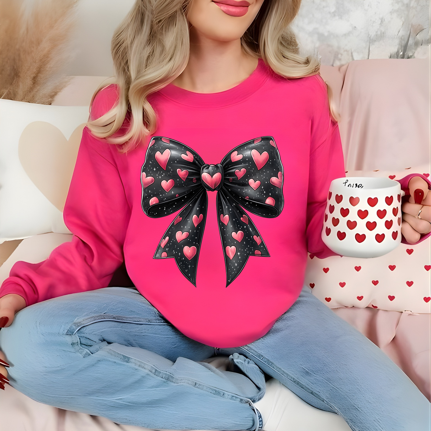 Black Heart Bow