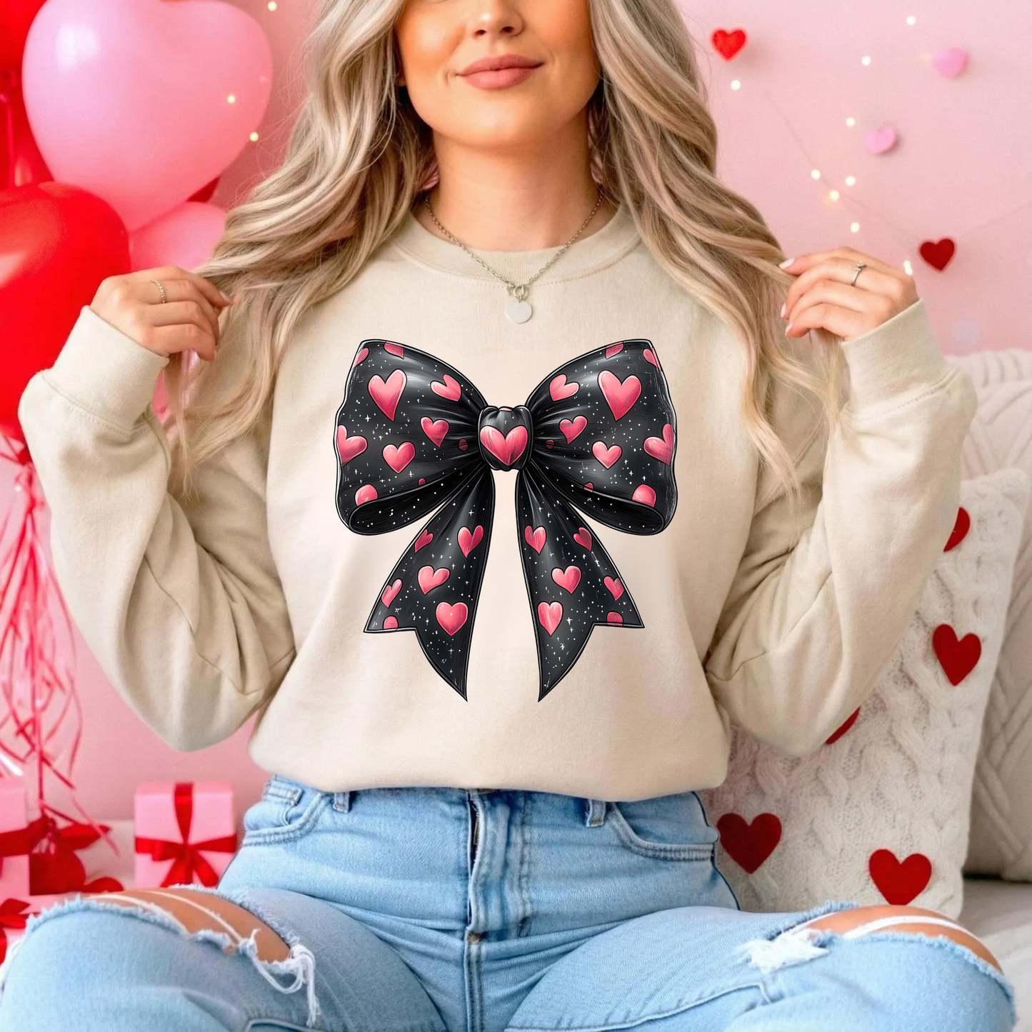 Black Heart Bow