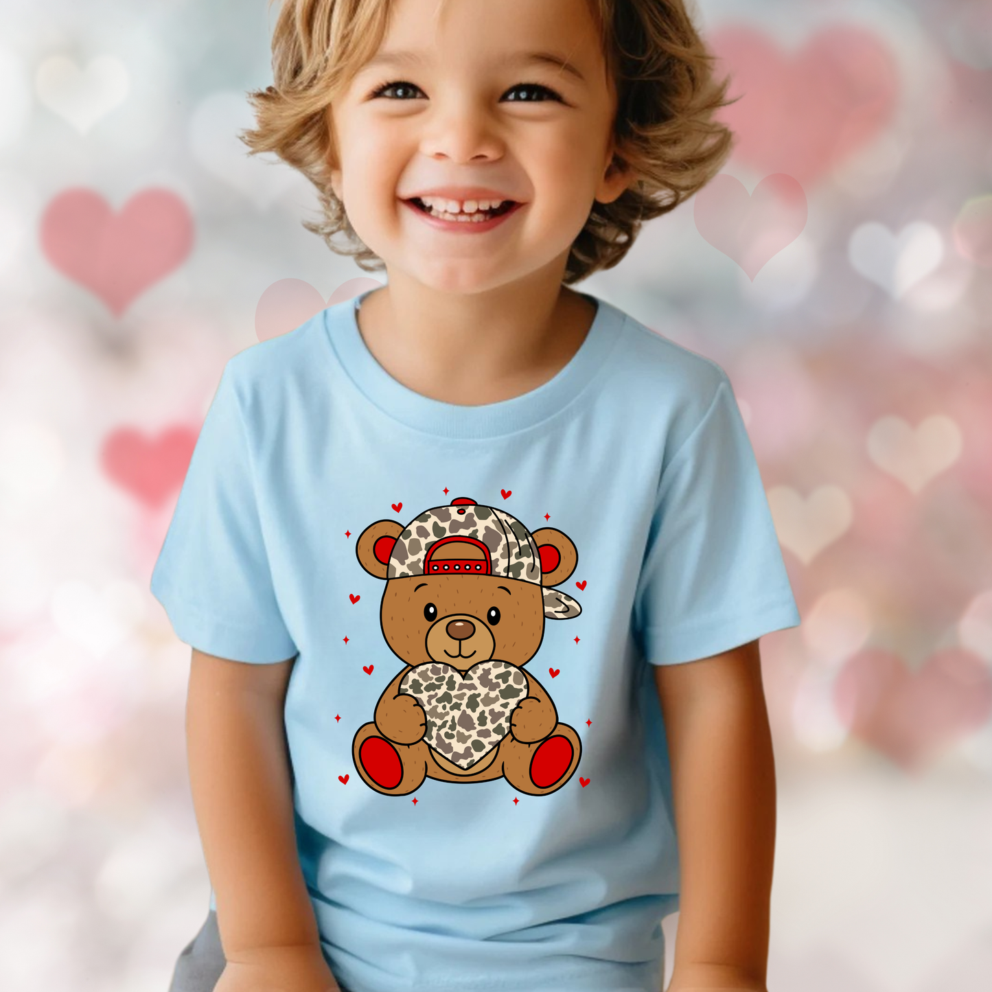 Valentine Camo Bear