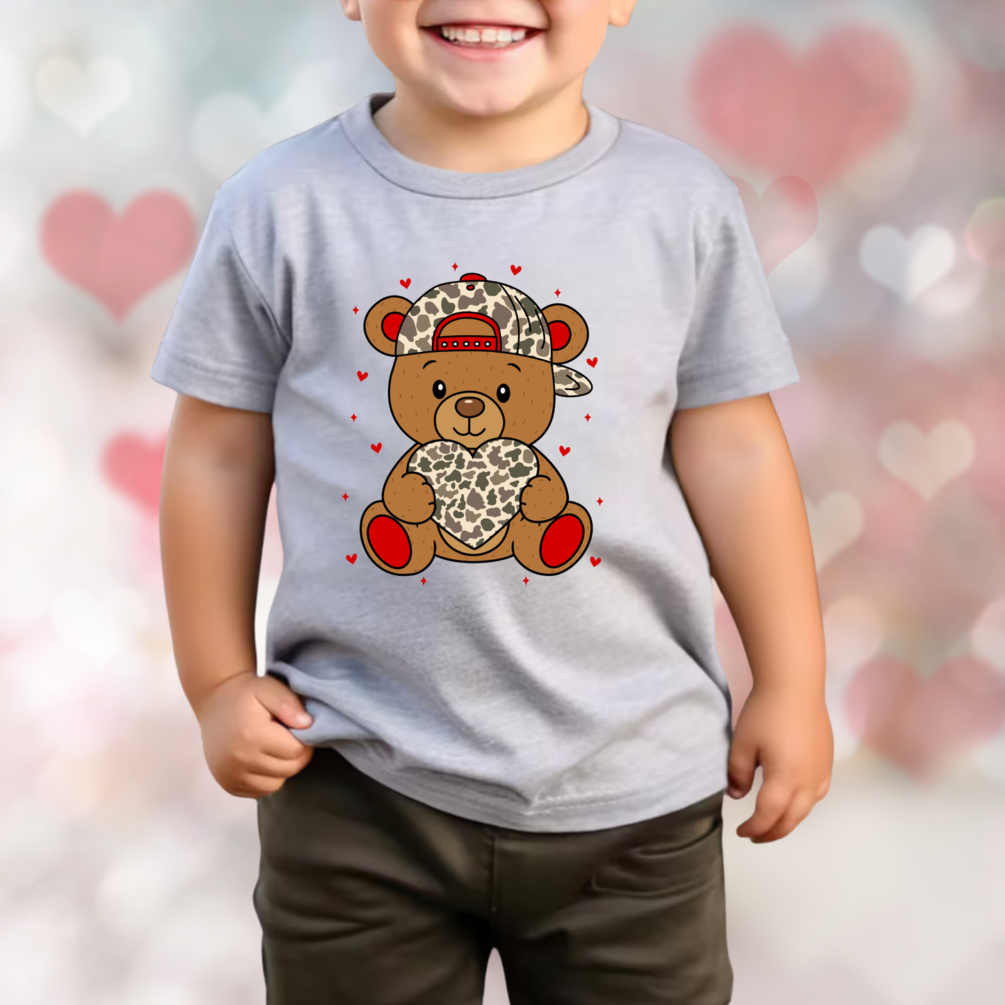 Valentine Camo Bear