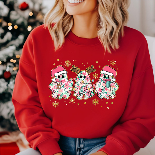 Cute Christmas Ghosties