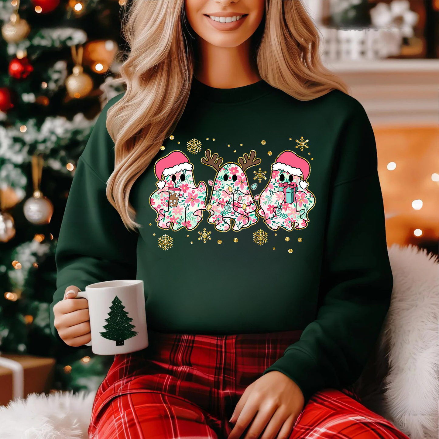 Cute Christmas Ghosties