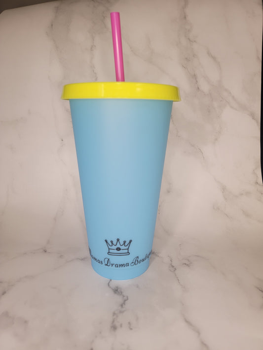 Blue Colour Changing Cup