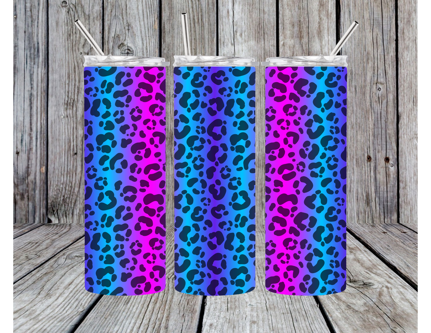 Cheetah Print Tumblers