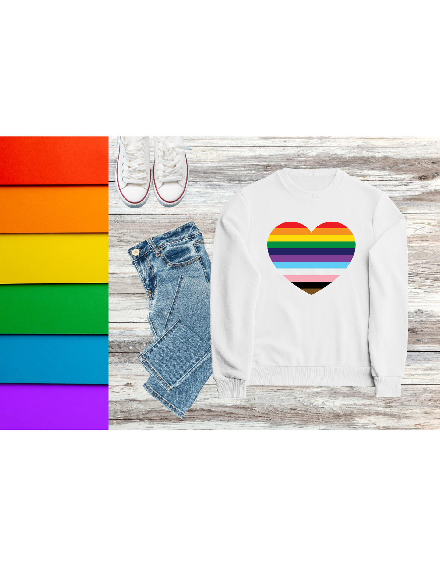 Pride Heart Sweater