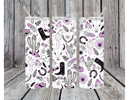 Purple Country Chic Tumbler