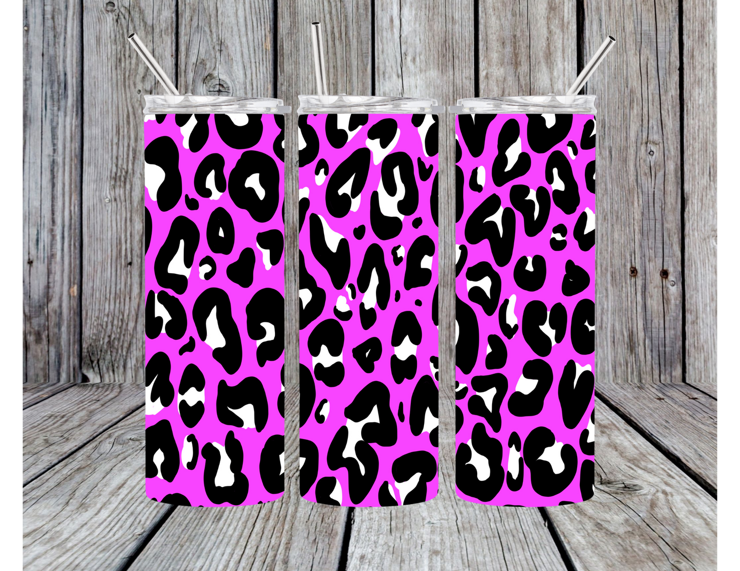 Cheetah Print Tumblers